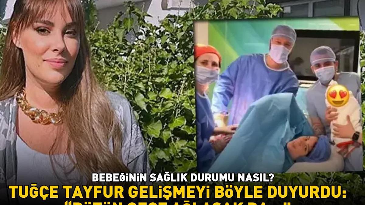 Bebeğinin sağlık durumu nasıl? Tuğçe Tayfur gelişmeyi böyle duyurdu! 'Bütün gece ağlasak da..."