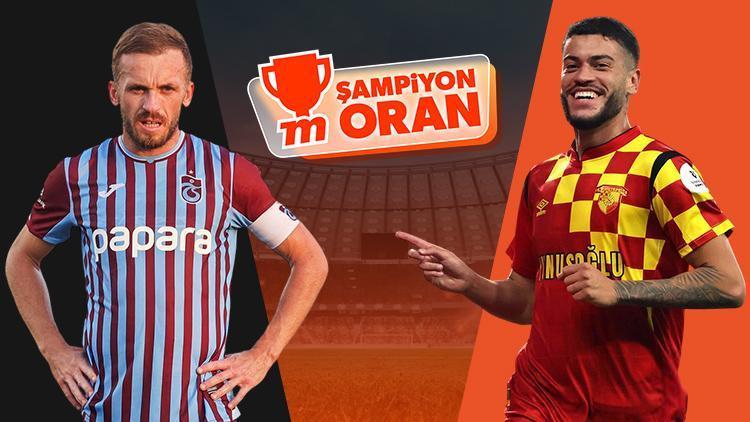 Trabzonspor - Göztepe Maçı Canlı: Süper Lig'de Şampiyon Oranlar ile Misli'de!