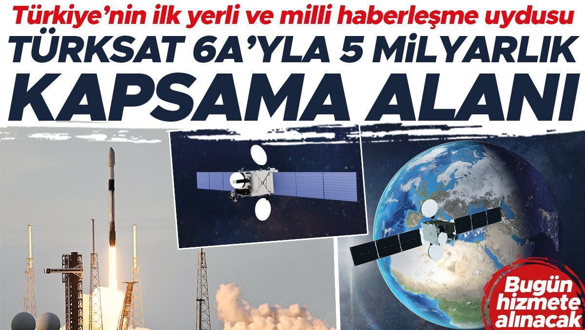 Türksat 6A İle 5 Milyar İnsana Kapsama Alanı