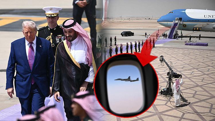 Trump Orta Doğu'da: Suudi Arabistan'dan Güçlü Karşılama ve F-15 Eşliğinde Başladı!