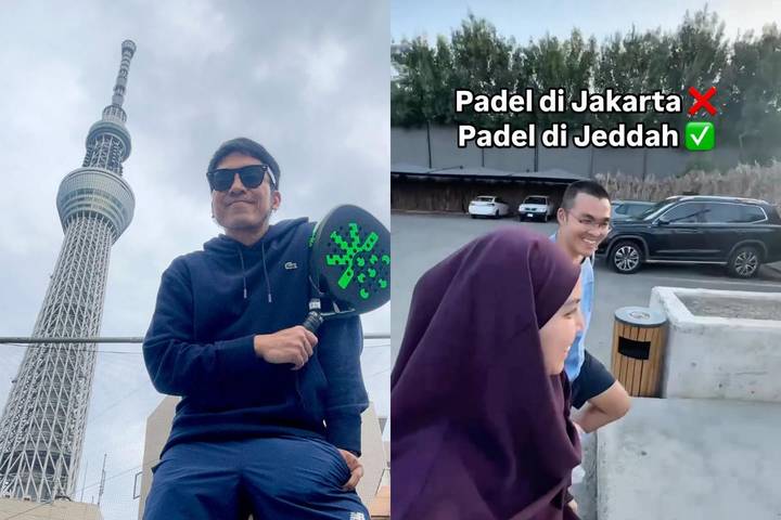7 Momen Seleb Tanah Air Main Padel di Luar Negeri, Arab Hingga Italia!