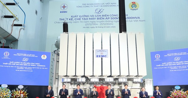 Việt Nam chế tạo thành công máy biến áp 500kV công suất lớn nhất lịch sử