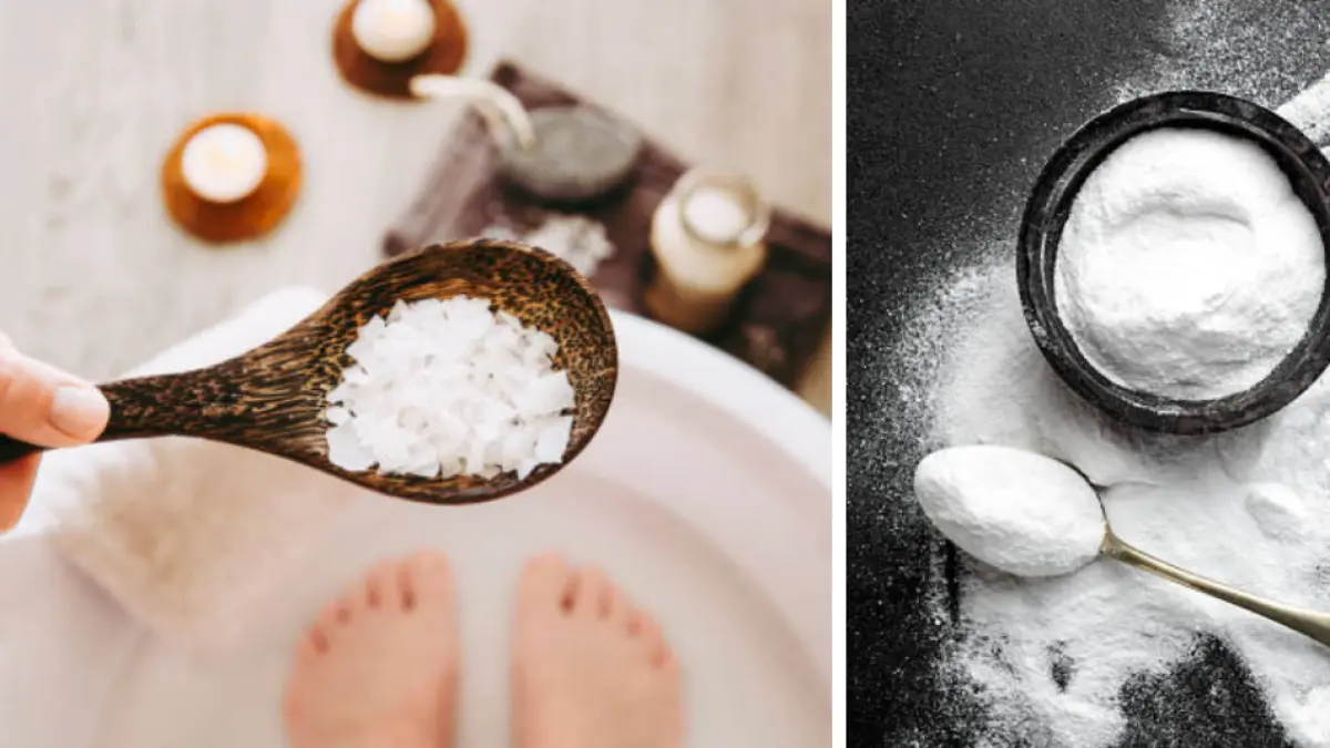 Para qué sirve el lavado de pies con sal y bicarbonato, según expertos en salud natural