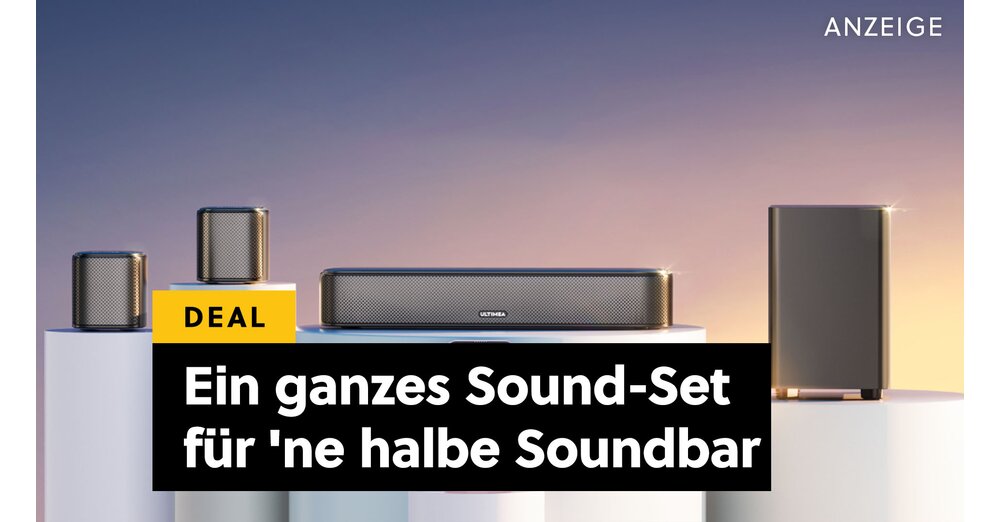 Kinosound zu Hause: Dolby Atmos Sound-System für nur 90€ - günstiger als eine Soundbar!