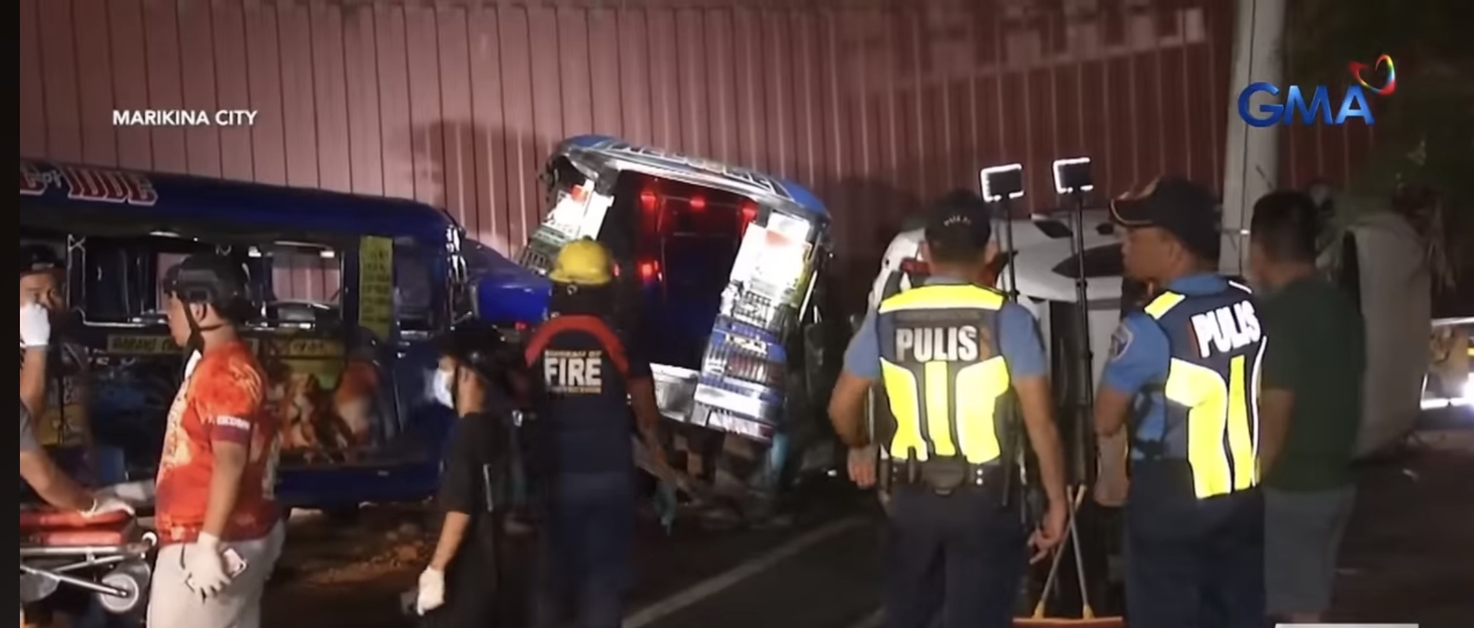 Breaking News: 6-Vehicle Pileup in Marikina Leaves 3 Dead, 10 Injured
