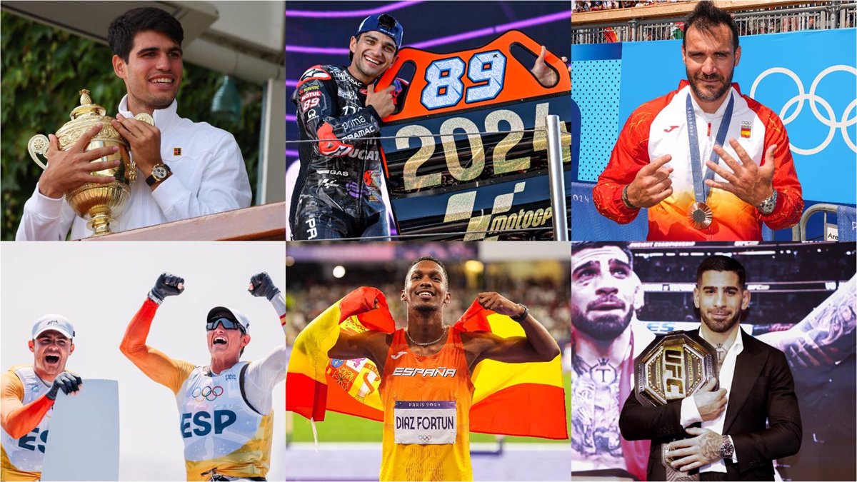 Deportistas españoles que brillaron en 2024: los héroes del deporte nacional