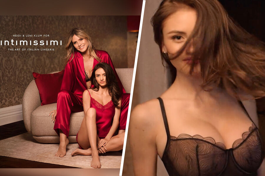 Лени, дочь Хайди Клум, снялась в откровенной фотосессии для Intimissimi