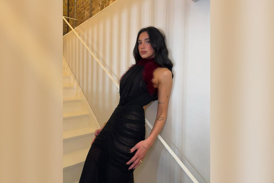 Дуа Липа в полупрозрачном платье: певица показала фигуру в Instagram