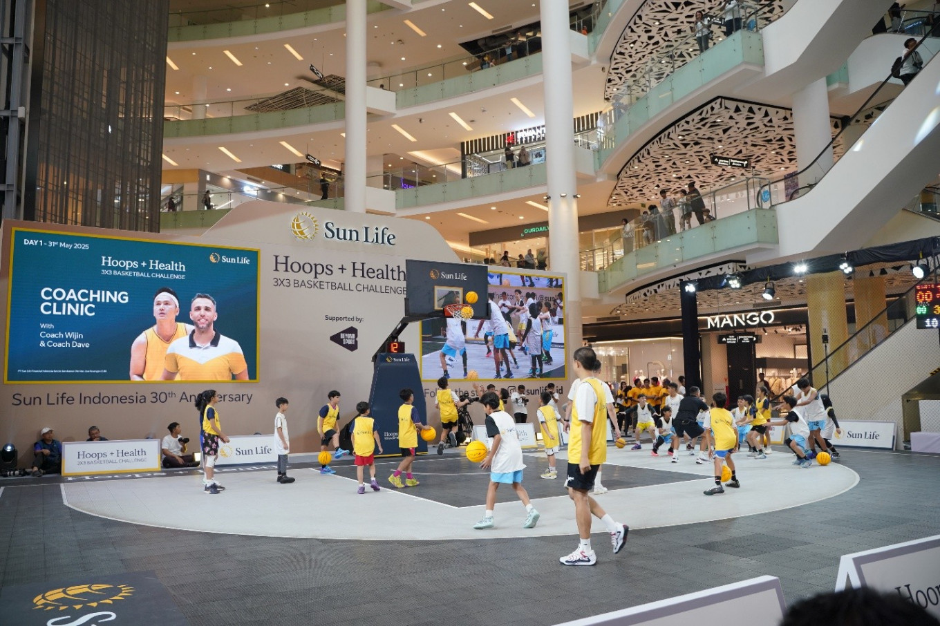 Sun Life Hoops+Health 3X3 Basketball Challenge champions active lifestyle through sport