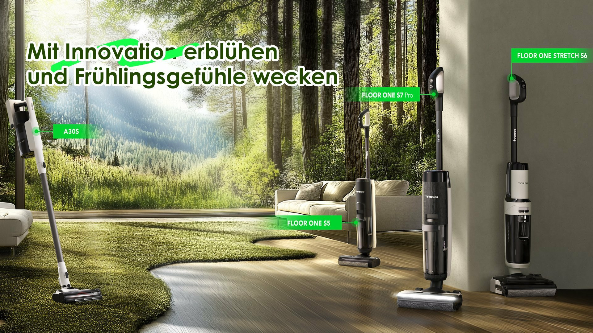 Frühjahrsputz-Schnäppchen: Tineco Angebot mit 48% Rabatt auf Bodenpflege-Produkte