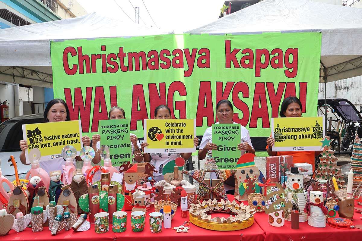 EcoWaste Coalition leads a Zero-Waste Christmas celebration in Intramuros, Manila