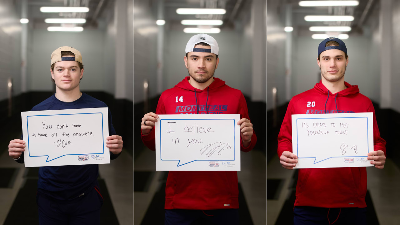 Les Canadiens transmettent des messages en soutien à la santé mentale