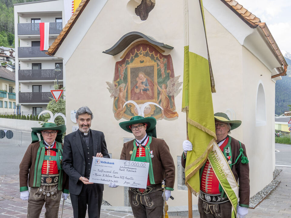 Maria-Hilf-Kapelle in Mühlbach erstrahlt in neuem Glanz