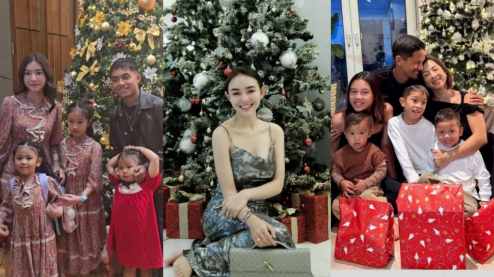 Natal Selebriti Indonesia: Gaya Amanda Manopo dan Jennifer Bachdim yang Mempesona