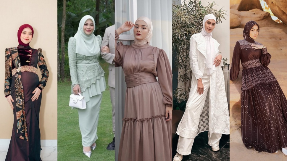 5 Gaya Outfit Hijab Kondangan ala Selebriti Indonesia yang Elegan dan Stylish