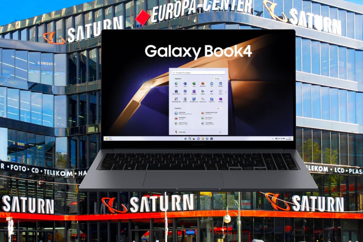Saturn verkauft Samsung Galaxy Book4 am Donnerstag (10.4.) günstig