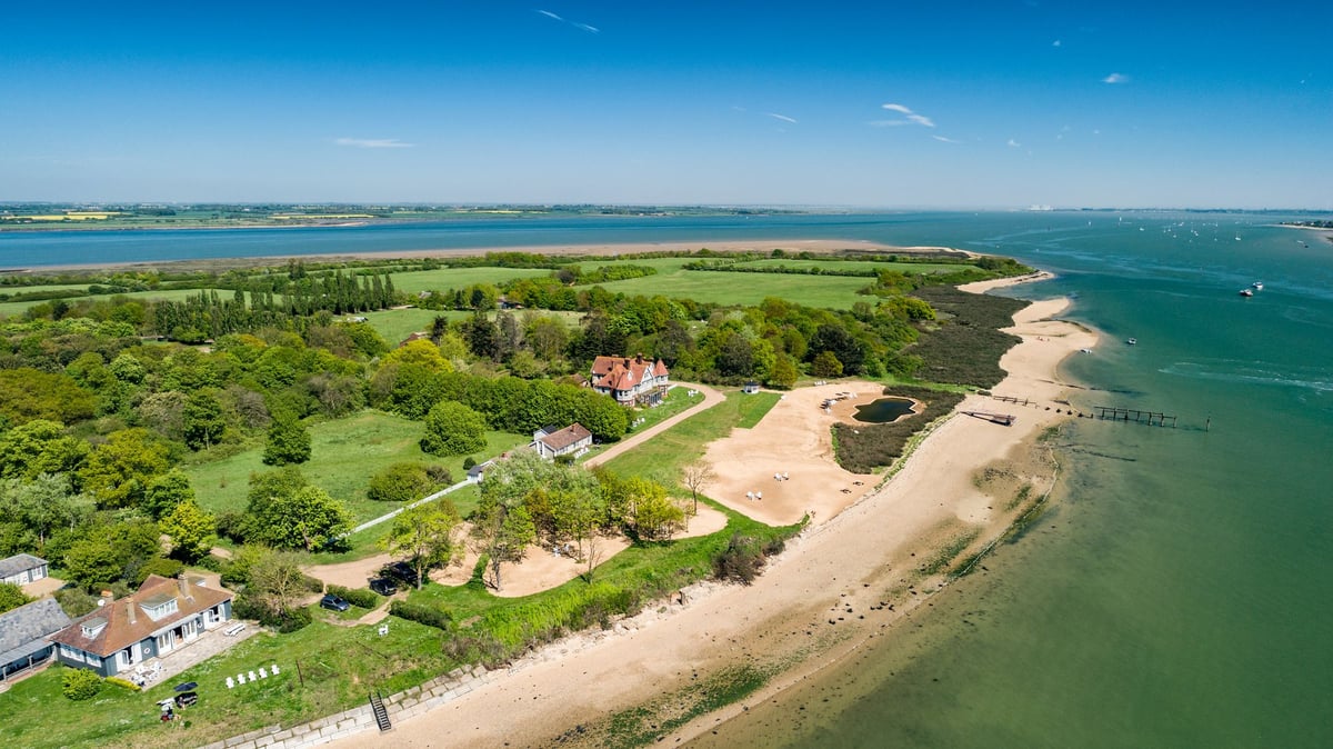 Secluded Essex island where Rihanna and Stormzy have recorded albums hits the market for £25 million
