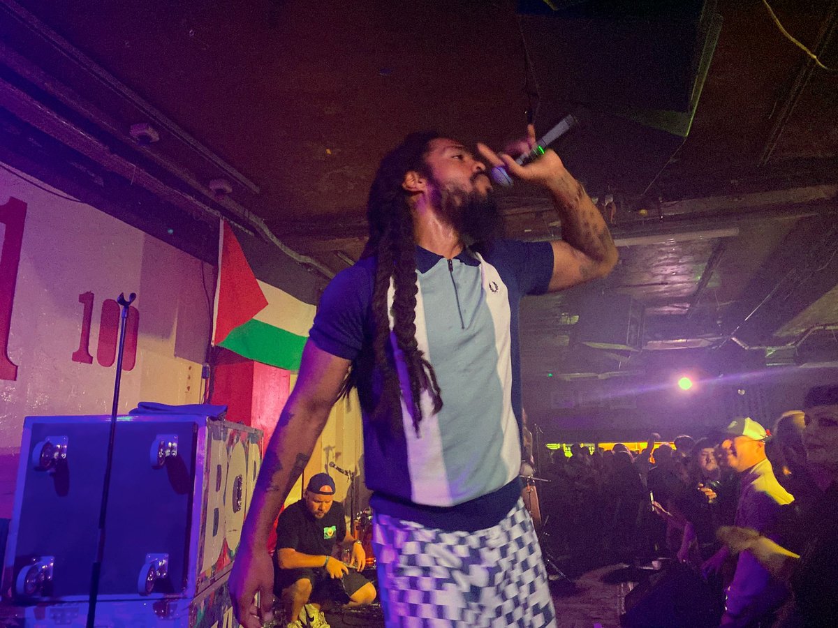 Bob Vylan tell fans to stop 'death to IDF' chants at surprise London gig after Glastonbury backlash