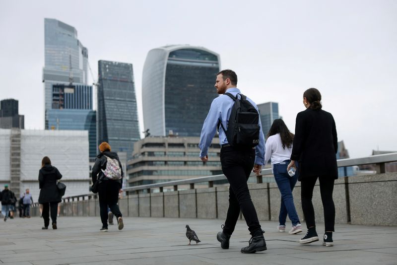 Britain's finance firms see biggest plunge in sentiment in two years -survey