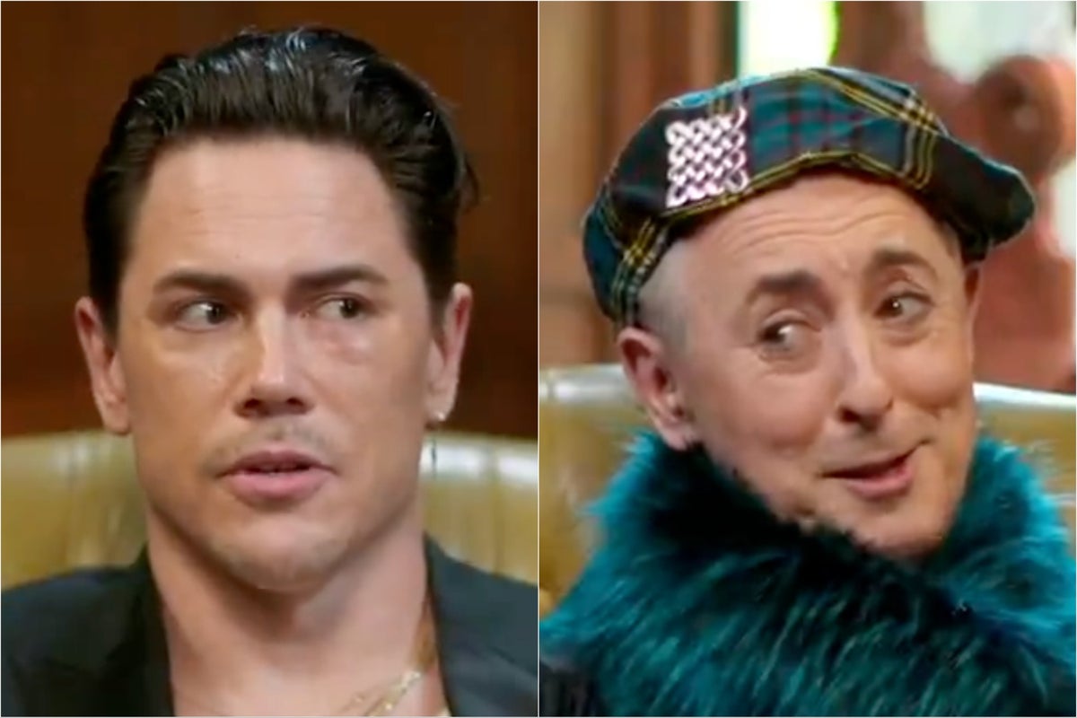 Alan Cumming Roasts Tom Sandoval in Hilarious The Traitors US Premiere