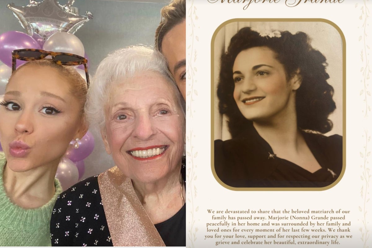 Beloved Nonna Marjorie Grande Passes Away at 99: Ariana Grande's Emotional Tribute