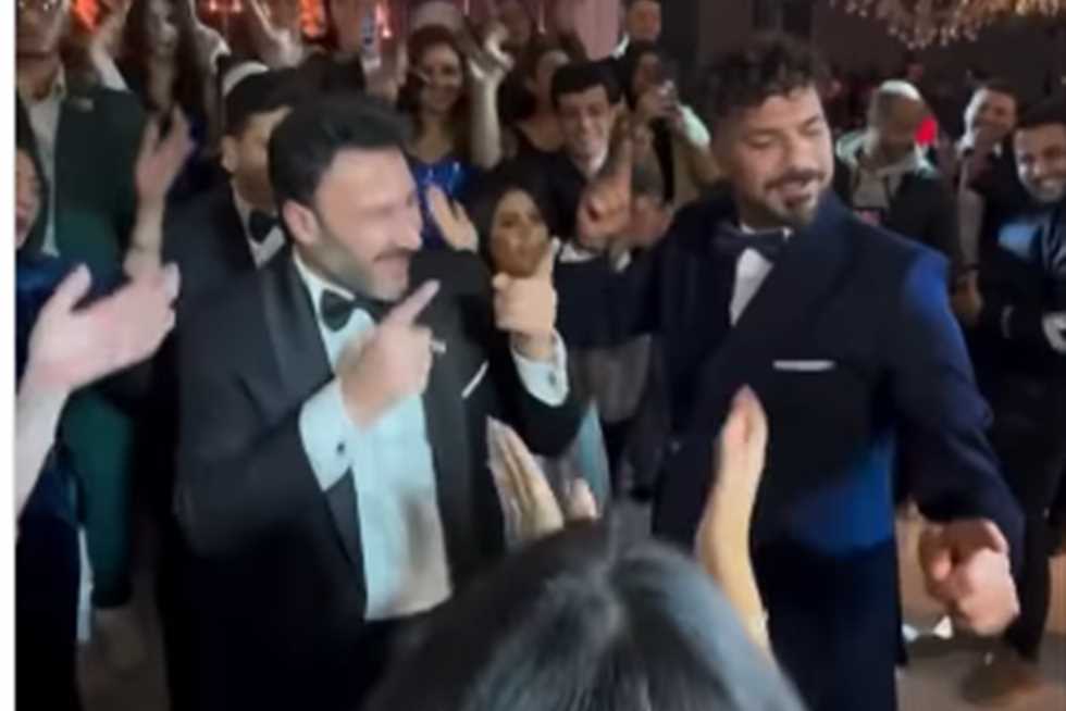 حفل زفاف مي فاروق ومحمد العمروسي: لحظات سحرية ومشهد رقص عفوي من مصطفى أبوسريع