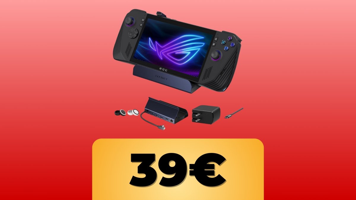 Docking Station 8 in 1 per ROG Ally, Steam Deck e Legion Go: Offerta esclusiva su Amazon Italia