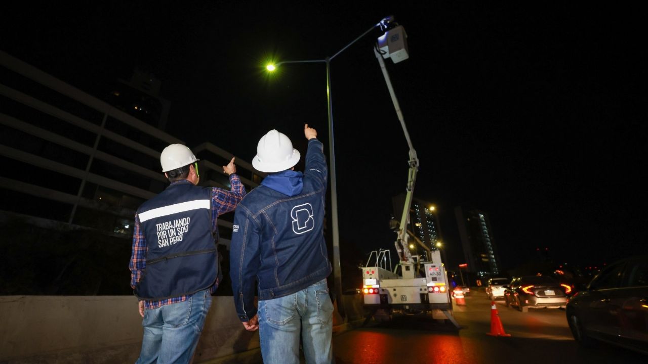 San Pedro se ilumina con tecnología LED: comienza censo para modernizar luminarias