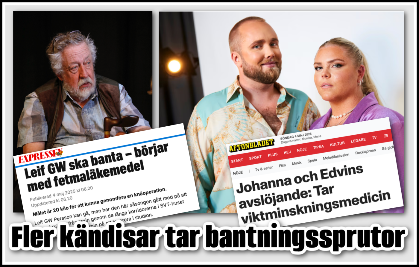 Fler svenska kändisar börjat med bantningssprutor