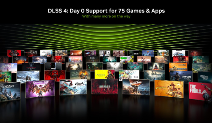 CES 2025: NVIDIA Представляет Революционную Технологию DLSS 4 с Приростом Производительности до 8 Раз