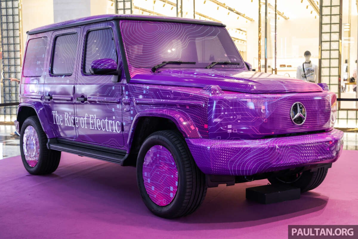 Mercedes-Benz G580 with EQ Technology previewed in Malaysia - 587 PS/1,164 Nm, 473 km EV range WLTP