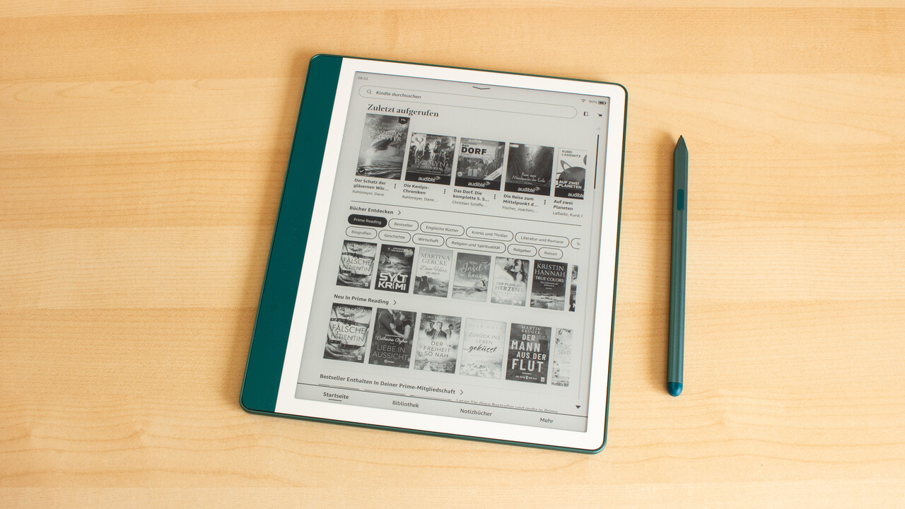 Amazon Kindle Scribe 2024 Testbericht: Display und Quellenwahl im Vergleich