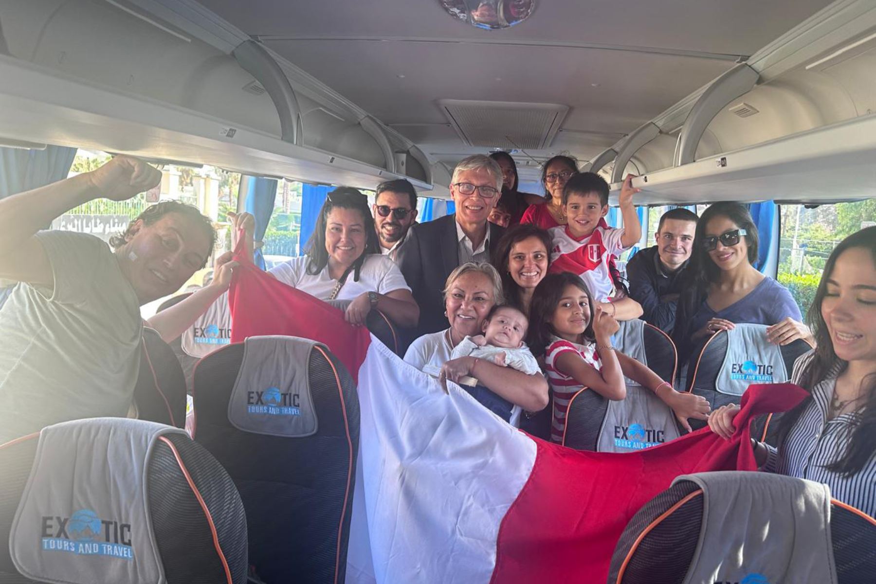 Alivio para los peruanos: 12 ciudadanos evacuados de Israel se encuentran seguros en Egipto