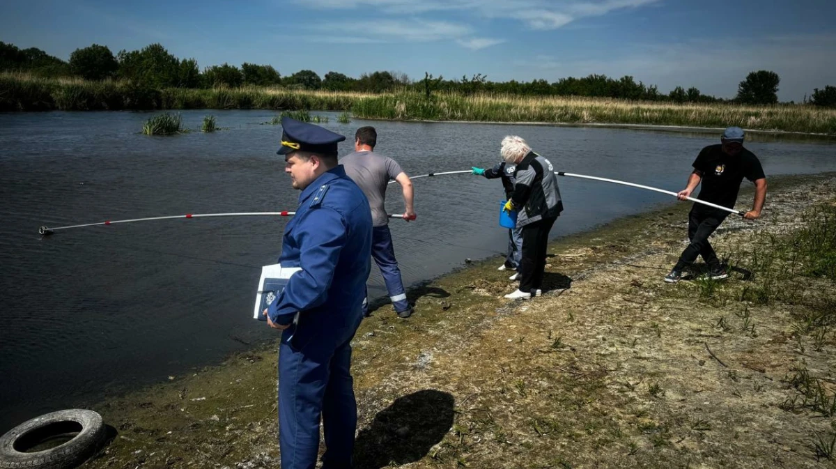 Загадочная субстанция в реке Воронеж: Липецкий водоканал развеял слухи о загрязнении