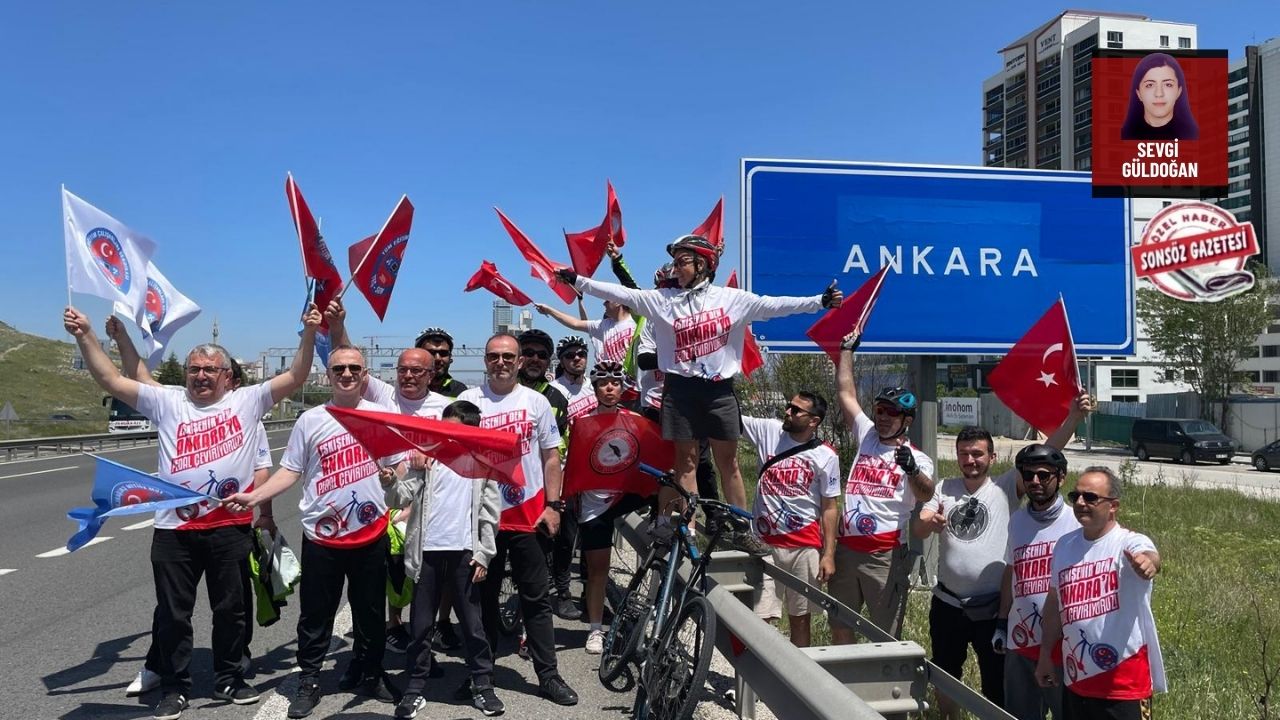 TEÇ-SEN'den Anlamlı Pedal Çevrimi: Hak Kayıplarına Karşı Ankara'ya Bisikletle Yürüyüş!