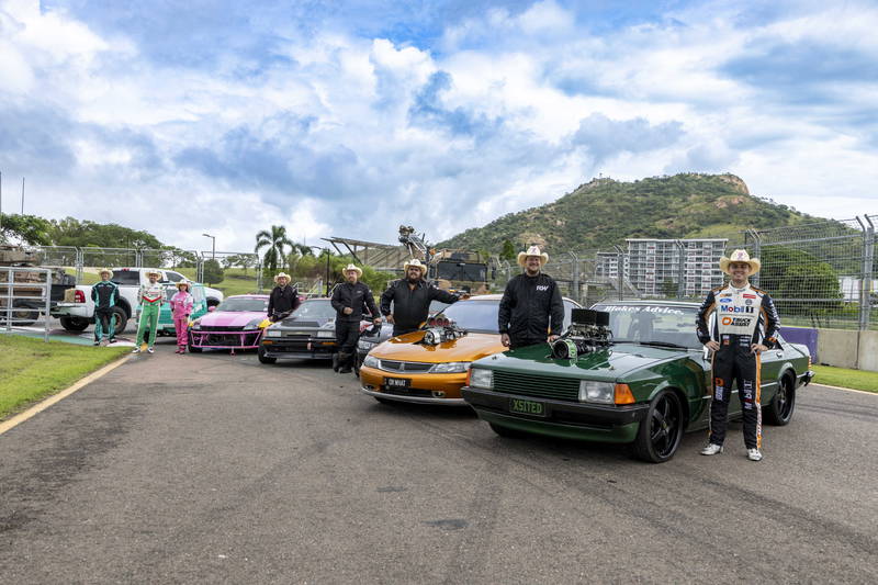 Burnouts and bull riding added to Townsville Supercars