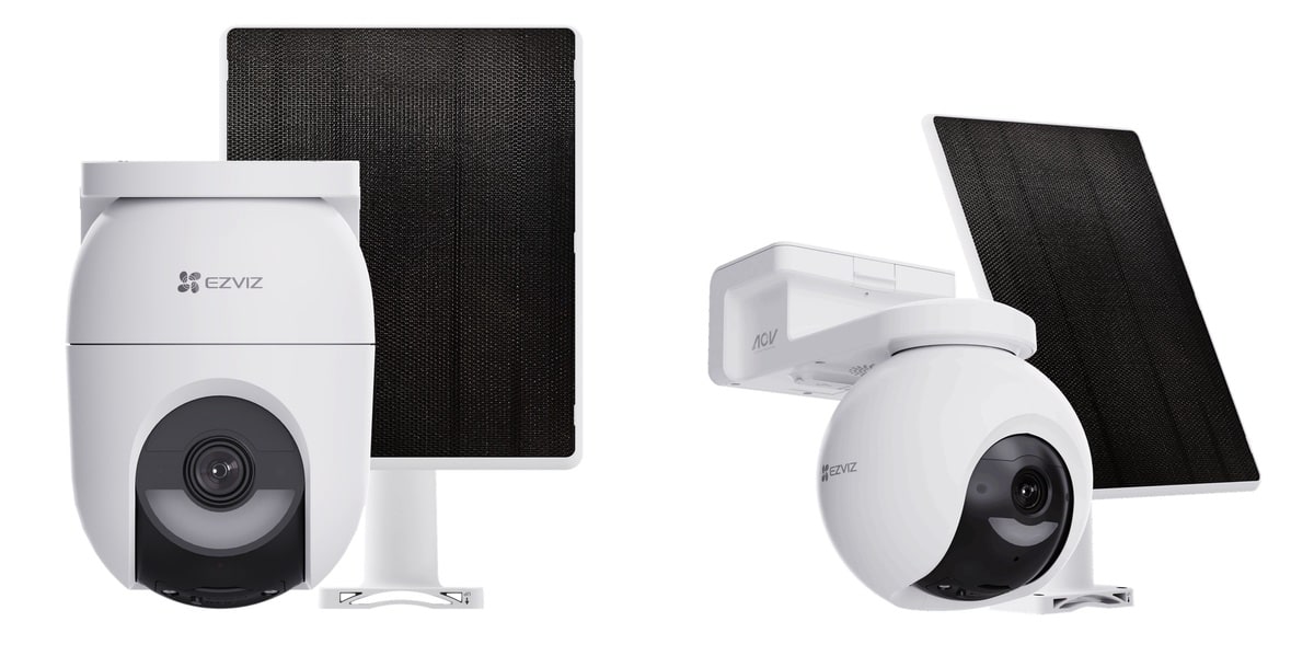 EZVIZ CB8 Serie: Neue Akku-Kameras mit 360-Grad-Überwachung und Solarpanel