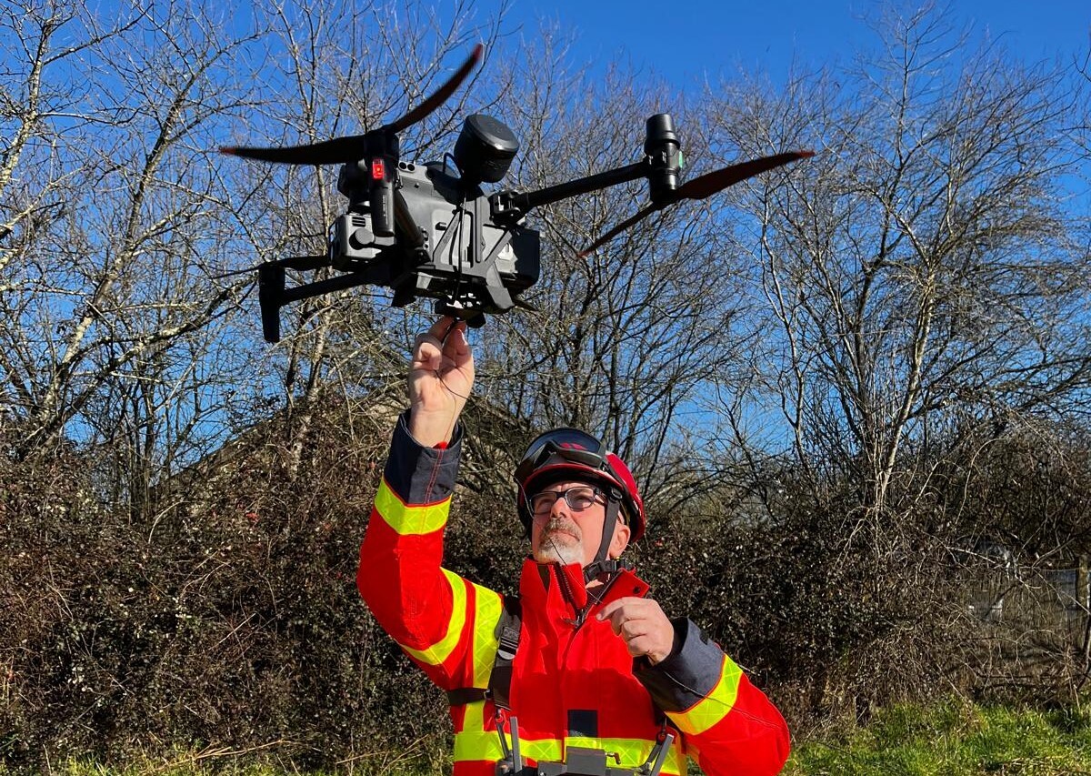 Découvrez le dernier outil high-tech des pompiers du Gers : un drone révolutionnaire