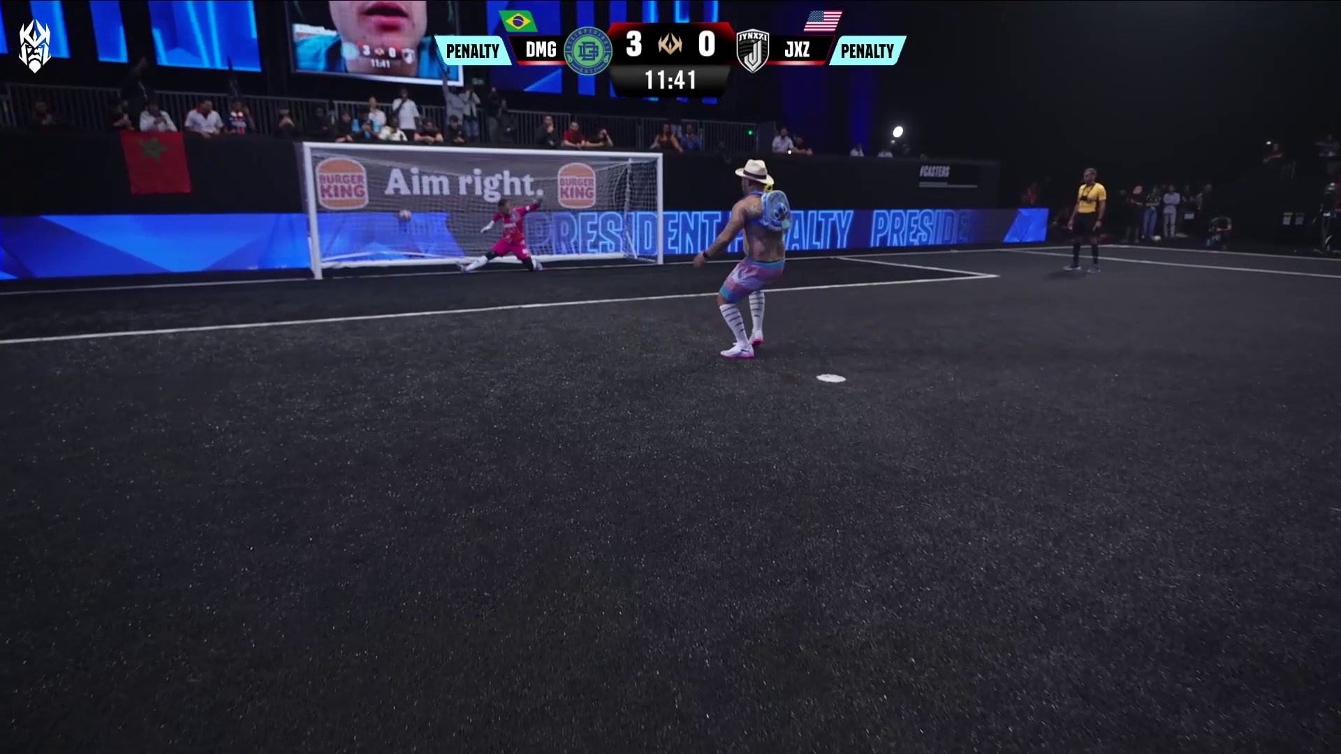 Toguro, o Mestre do Entretenimento, Decide com Penalty e Desimpedidos Goti Brilham na Kings League!