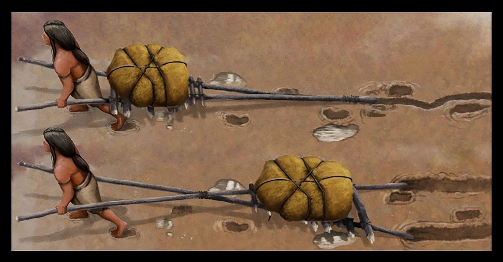 Révolution dans l'histoire : une technologie de transport vieille de 22 000 ans découverte !