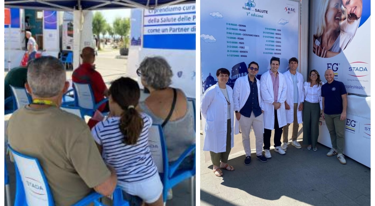 Il Tour della Salute sbanca a Pesaro, quasi 400 pazienti: «In coda già dalle 7 per i consulti medici gratuiti». L'apertura era alle 10
