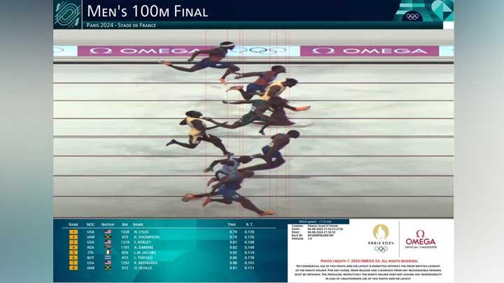 Noah Lyles Raih Kemenangan Dramatis di Olimpiade Paris 2024 dengan Teknologi Omega