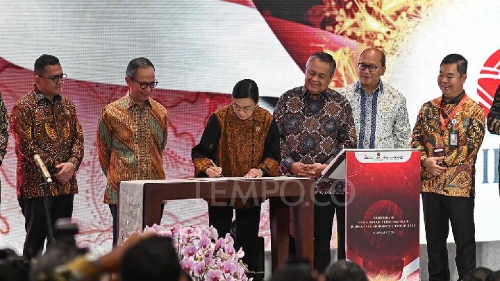 Sri Mulyani Resmi Buka Perdagangan Saham Tahun 2025