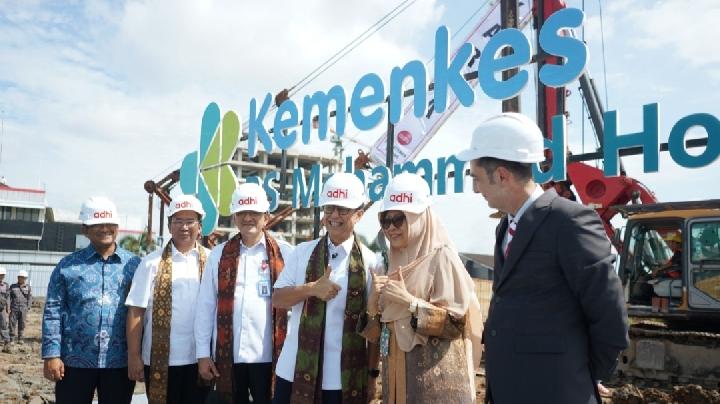 Adhi Karya Mulai Bangun RS Mohammad Hoesin, Dukung Pembangunan Fasilitas Kesehatan Modern