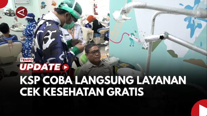 Kepala Staf Kepresidenan Coba Layanan Kesehatan Gratis di Puskesmas Menteng