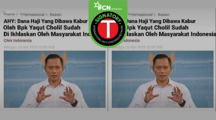Fakta atau Hoax? CNN Indonesia Dipercaya Publikasikan Berita Kontroversial tentang AHY dan Dana Haji