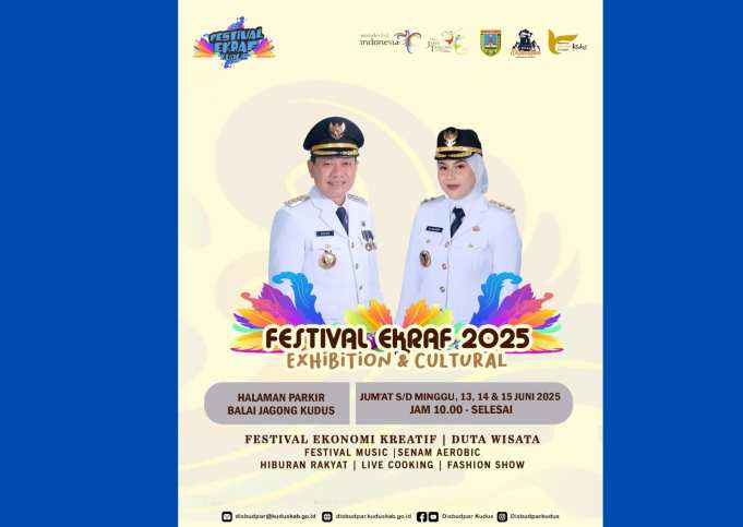 Festival Ekraf 2025 Kudus: Pameran Produk Kreatif, Grand Final Duta Wisata, dan Destinasi Wisata Baru!