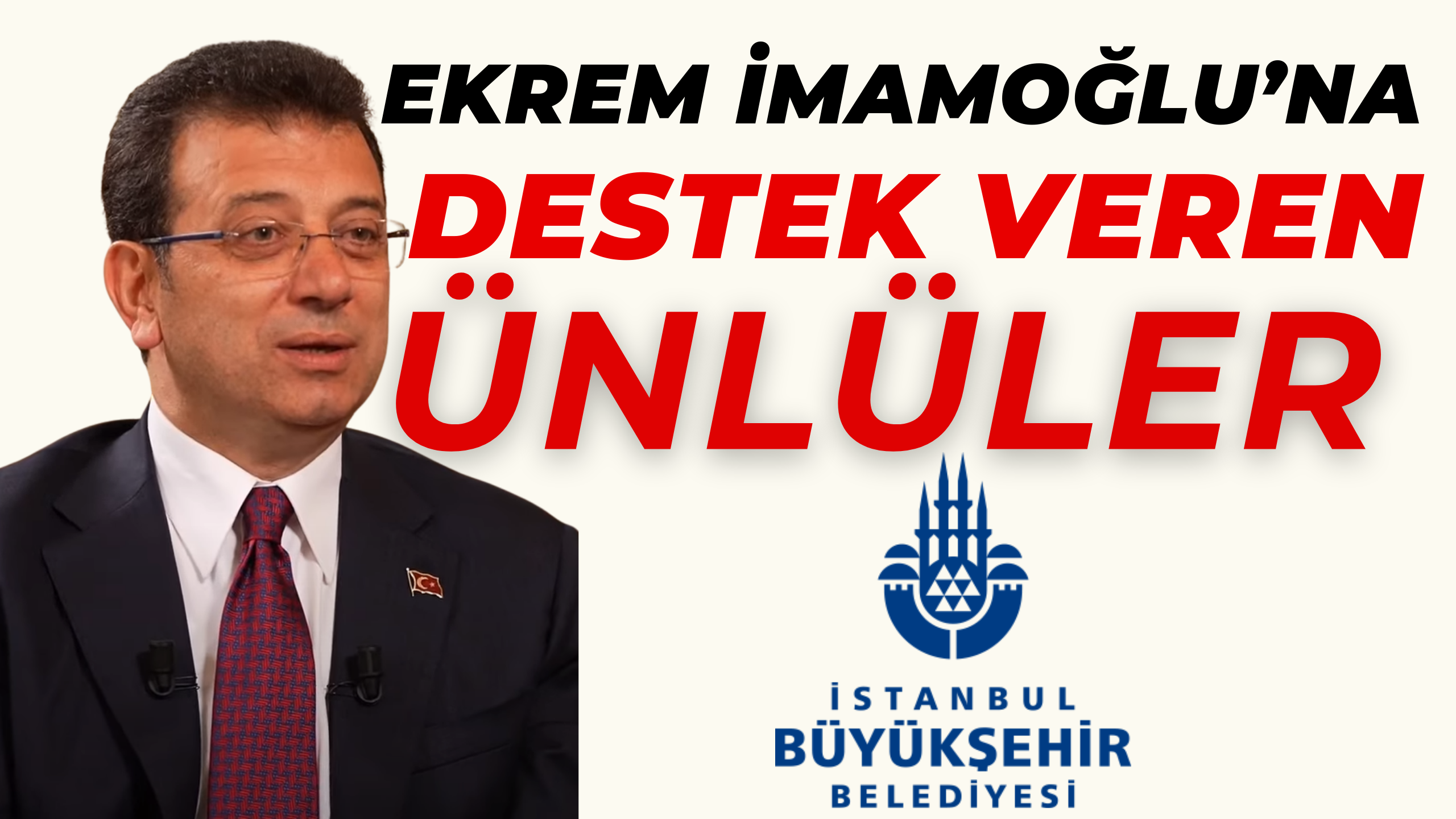 Ekrem İmamoğlu'na Sanatçıların Destek Çağrısı