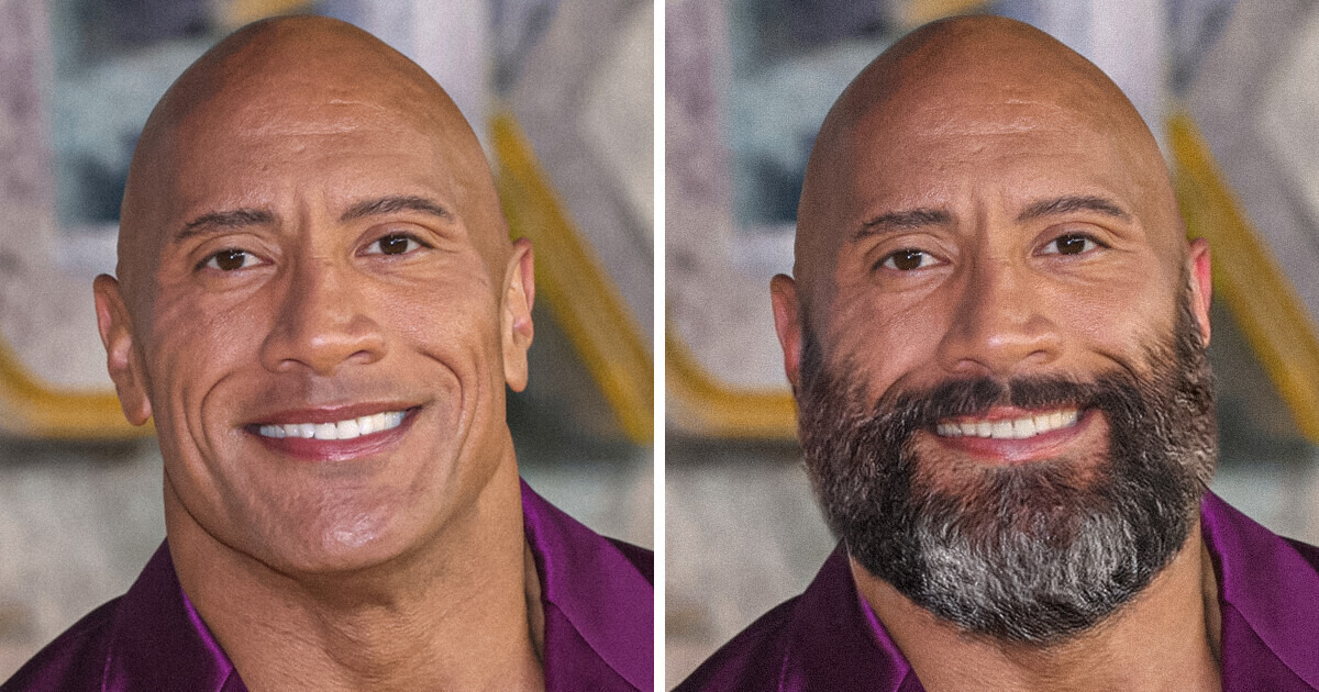 Nous avons ajouté une barbe complète à plus de 15 célébrités, et elles sont totalement transformées