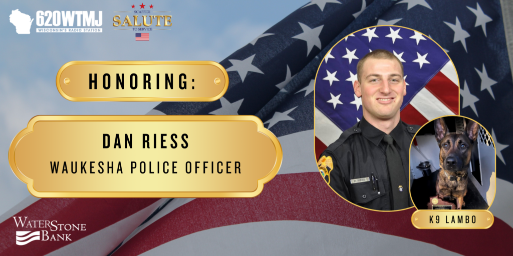 Eroe a Quattro Zampe: La Straordinaria Storia dell'Agente Daniel Riess e del suo Cane Poliziotto Lambo a Waukesha